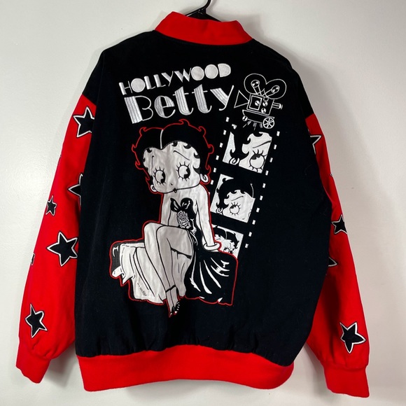 Betty Boop Hollywood Varsity Jacket - Picture 10 of 11